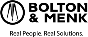 Bolton & menk logo grayscale