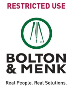 Logo usage, showing layout of vertical logo.