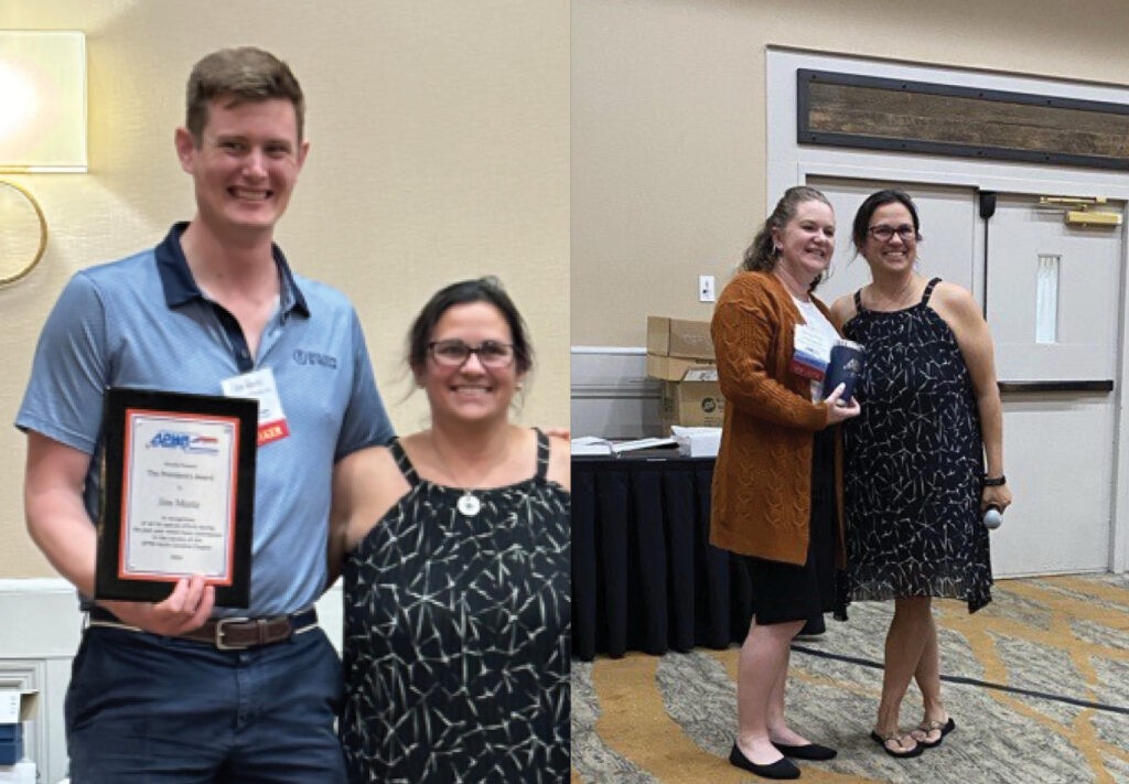 Jim Mertz and Jacque Thompson – Recent APWA-NC Award Recipients